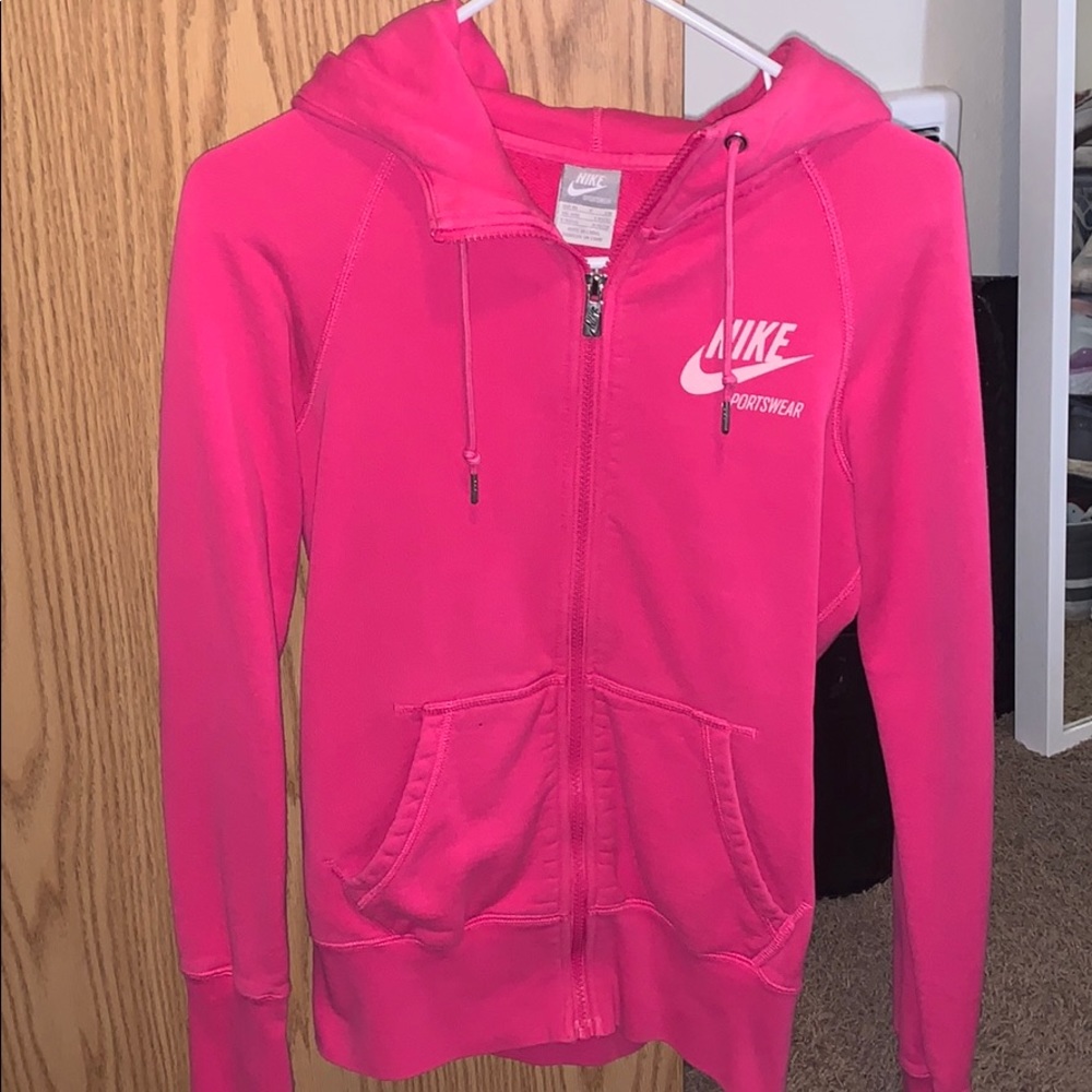 Nike zip up sweatshirt